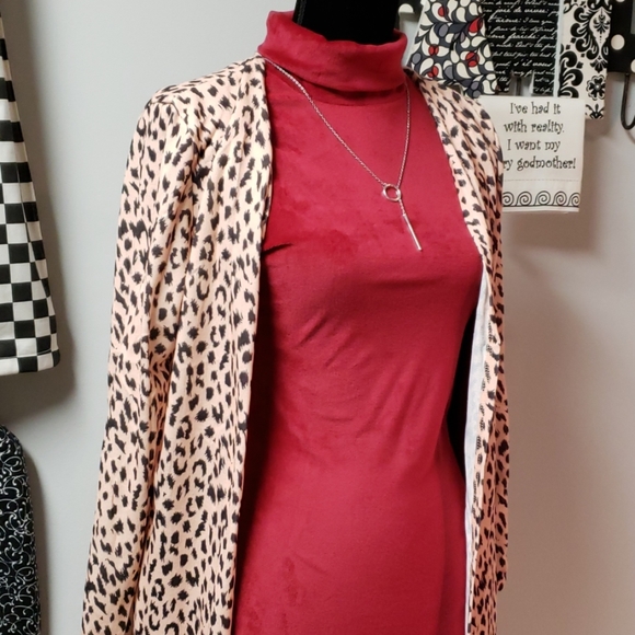 🐆Animal🐆  Print Cardigan - Picture 4 of 8